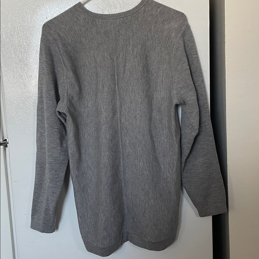 Lululemon Gray Crewneck Sweater Live In Practice Logo‎ Tag See Measurements - Picture 5 of 10
